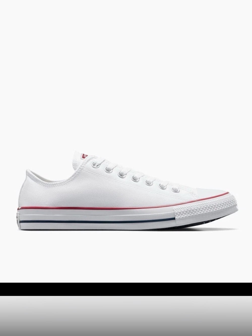 Converse women’s Chuck Taylor All Star Ox Canvas Shoes white red blue size 7 M
